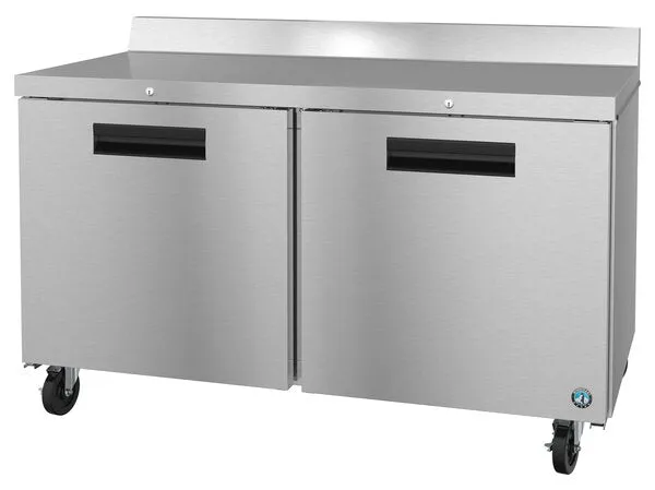 Hoshizaki WR60A 60" Two Door Worktop Refrigerator, Stainless Doors