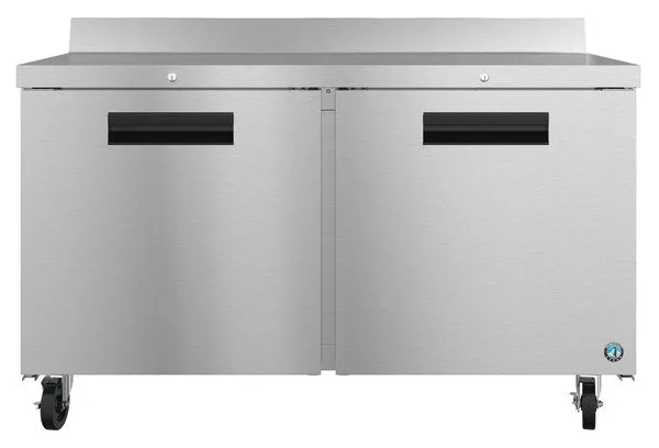 Hoshizaki WR60A 60" Two Door Worktop Refrigerator, Stainless Doors