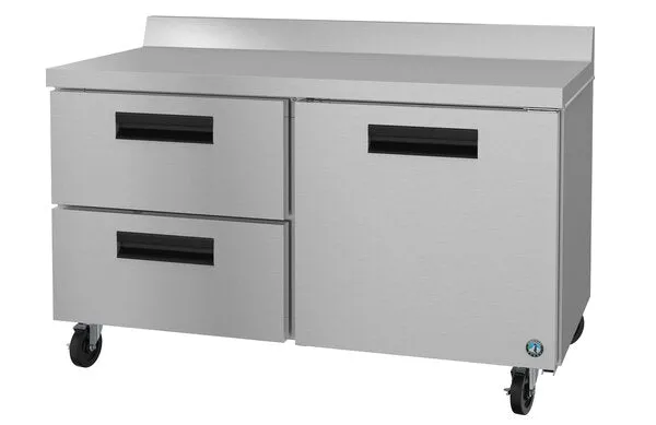 Hoshizaki WR60A-D2 60" One Door and Two Drawer Worktop Refrigerator