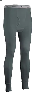 INDERA COTTON HEAVYWEIGHT THERMAL BOTTOM - BLACK