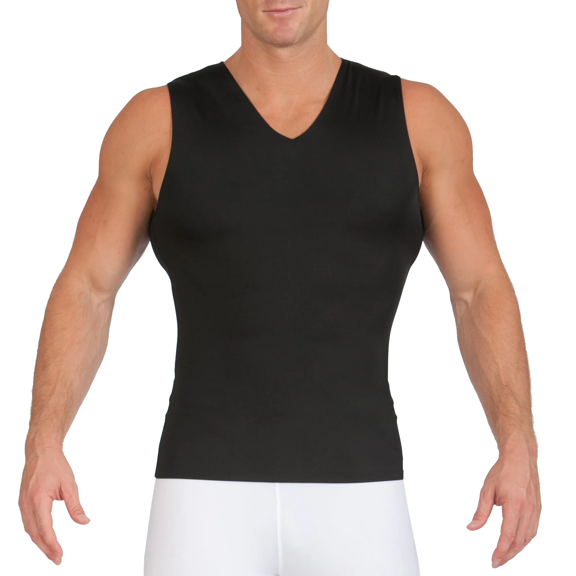Insta Slim Compression Sleeveless V-Neck Tank VS00N1 by InstantFigure - InstaSlim - InstantRecoveryMD