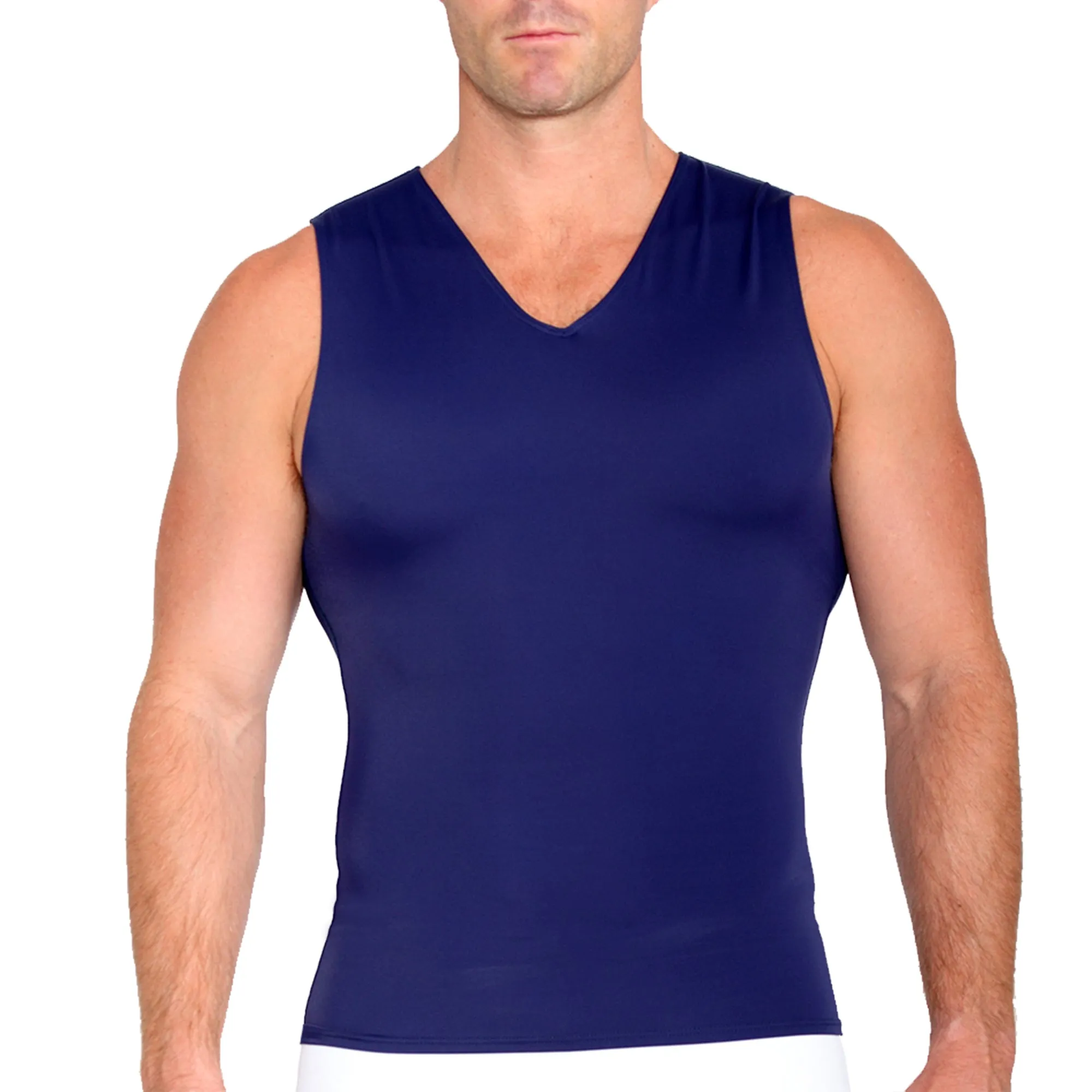 Insta Slim Compression Sleeveless V-Neck Tank VS00N1 by InstantFigure - InstaSlim - InstantRecoveryMD