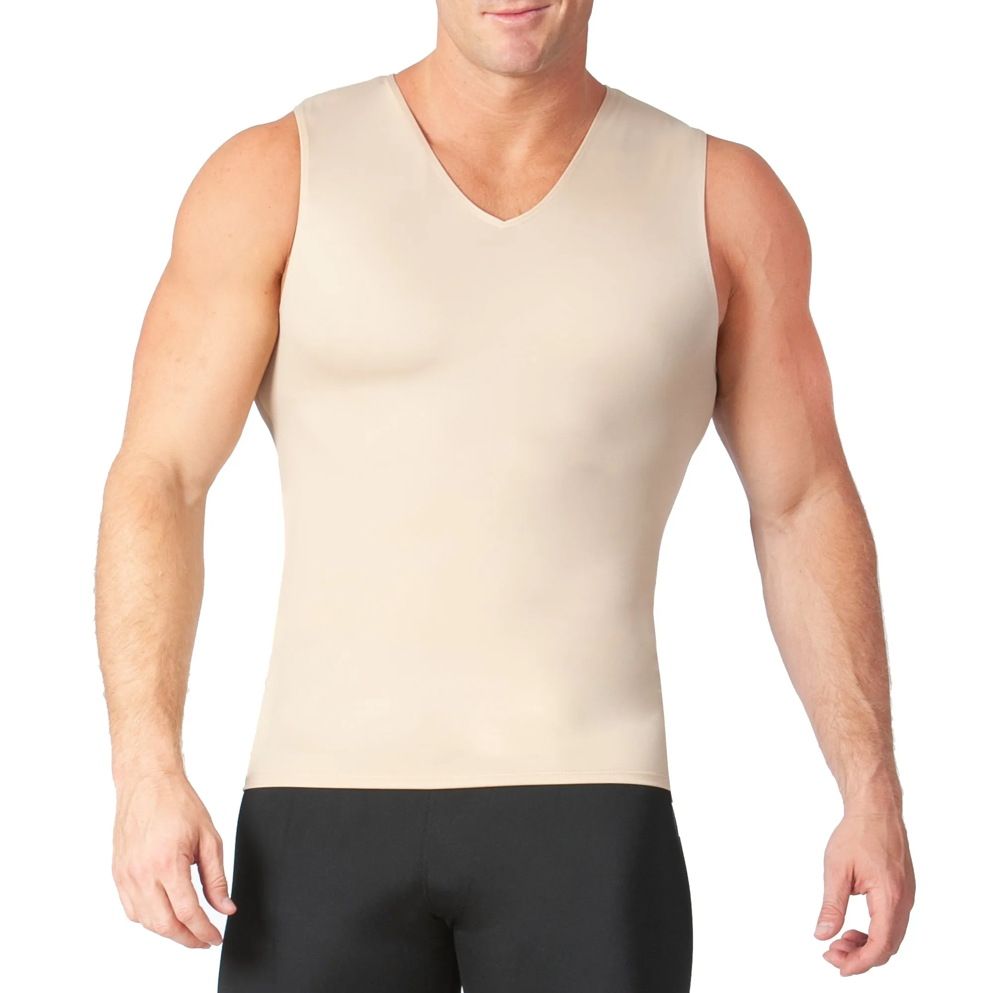 Insta Slim Compression Sleeveless V-Neck Tank VS00N1 by InstantFigure - InstaSlim - InstantRecoveryMD