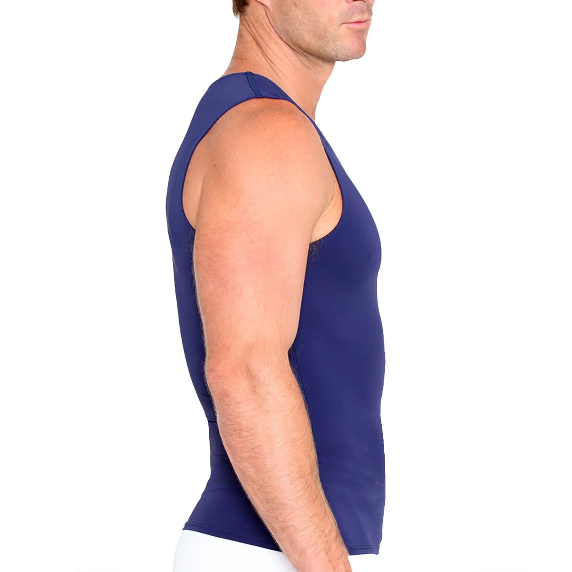 Insta Slim Compression Sleeveless V-Neck Tank VS00N1 by InstantFigure - InstaSlim - InstantRecoveryMD