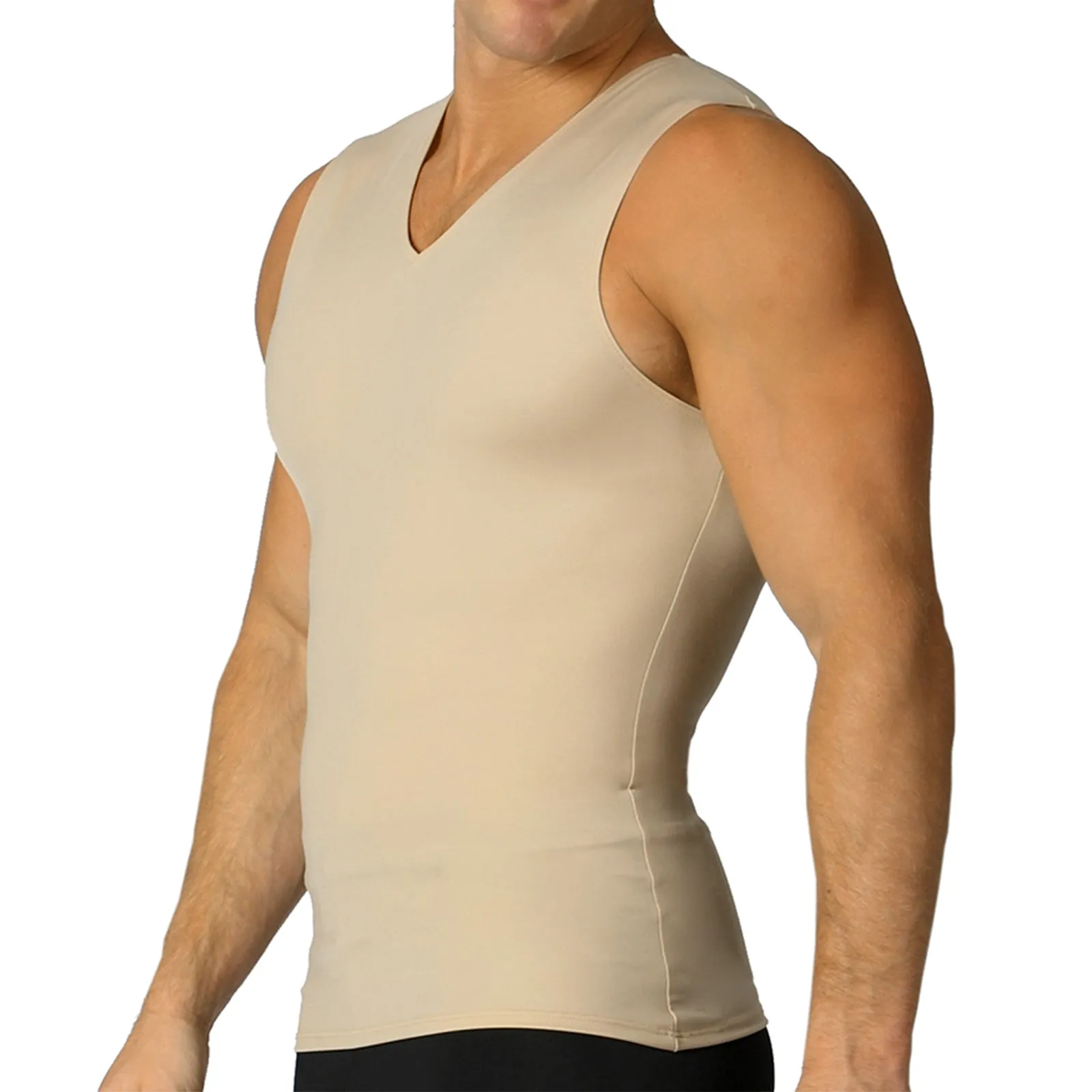 Insta Slim Compression Sleeveless V-Neck Tank VS00N1 by InstantFigure - InstaSlim - InstantRecoveryMD