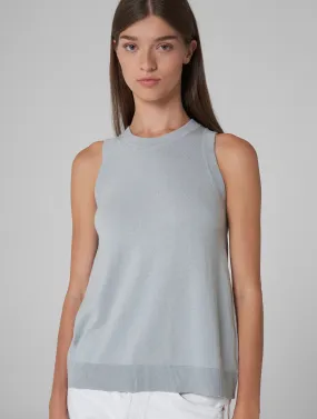 IRIS knitted tank top blue