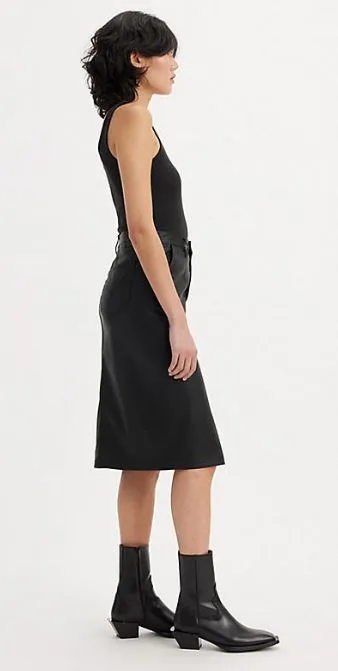 LEVI'S Faux Leather Pencil Skirt