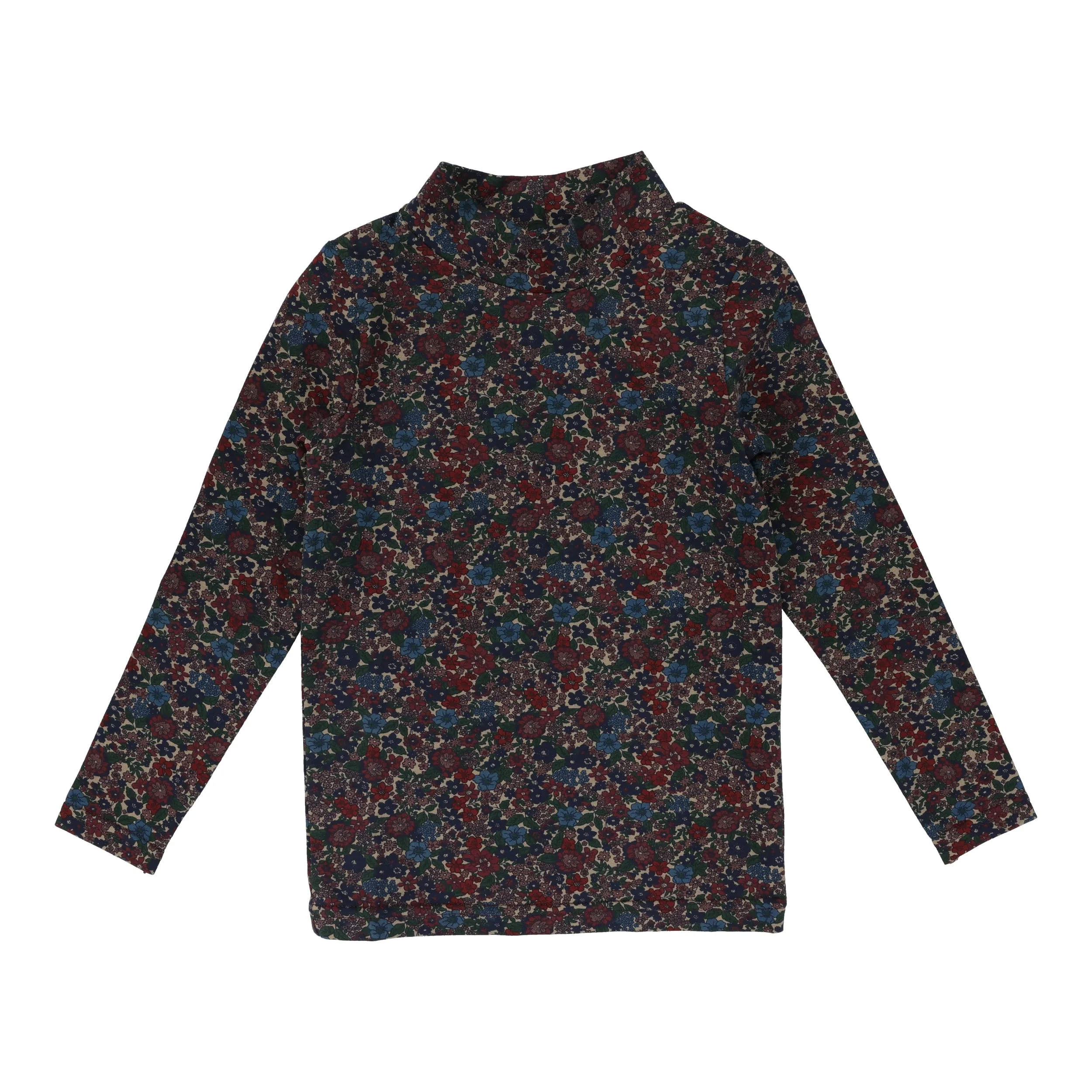 Lil Legs All Over Floral Mock Neck