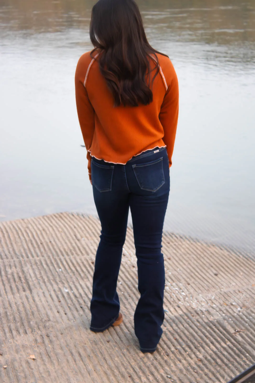 Lima Contrast Seam Detail Top