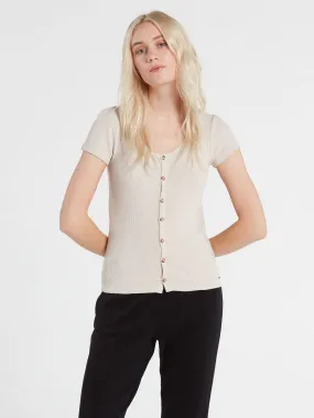 Lived In Lounge Thermal Short Sleeve Tee - Bone