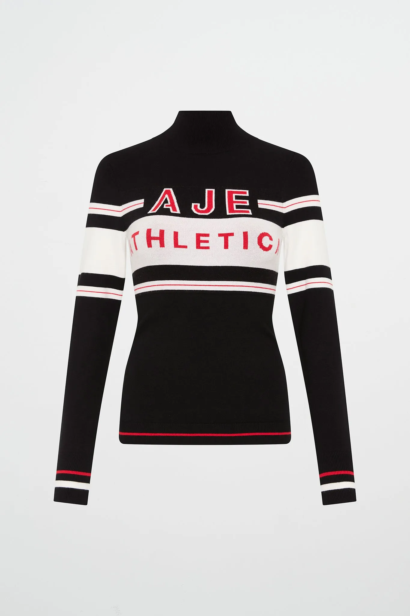 Long Sleeve Logo Knit Top 407