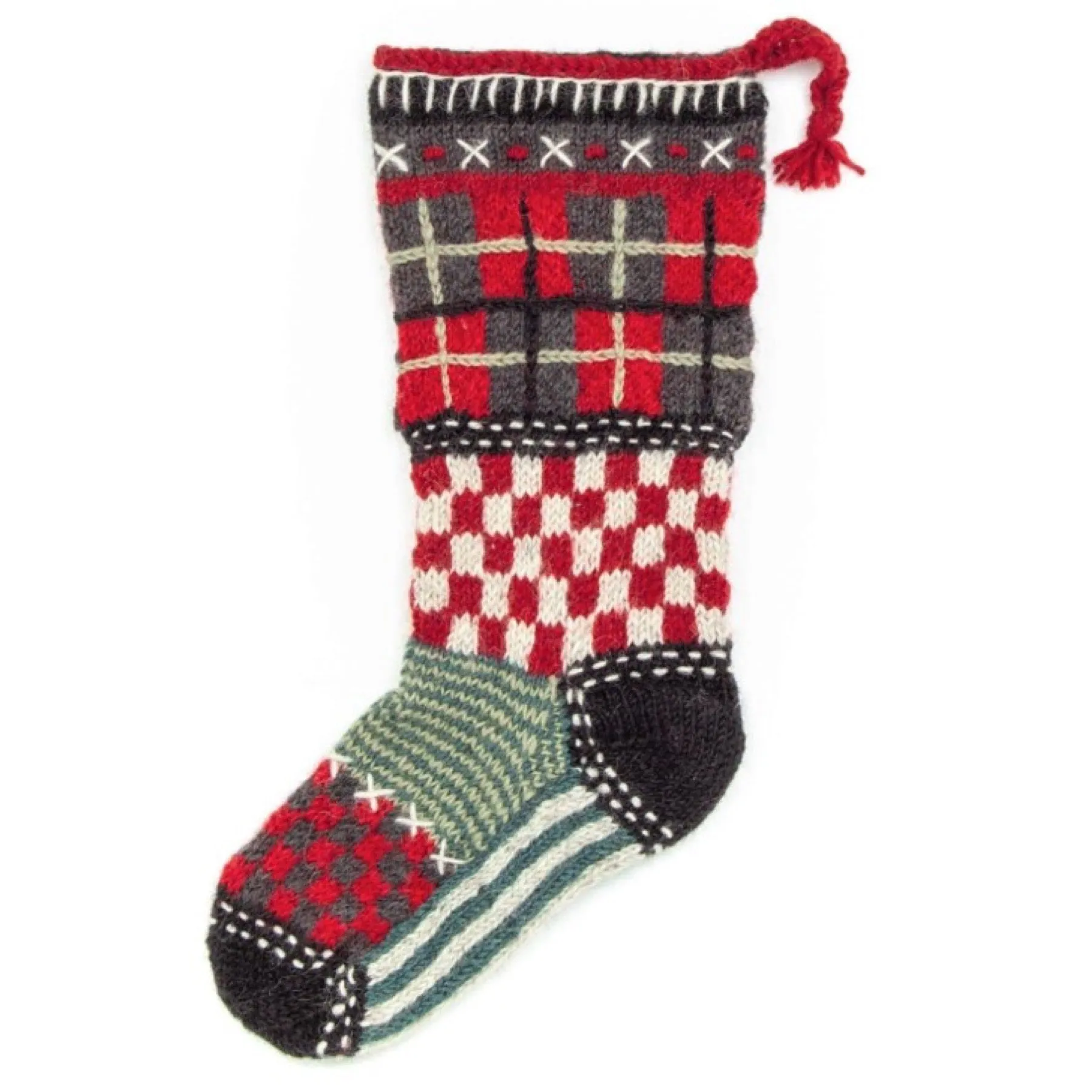 Lost Horizons "Tartan" Christmas Stocking