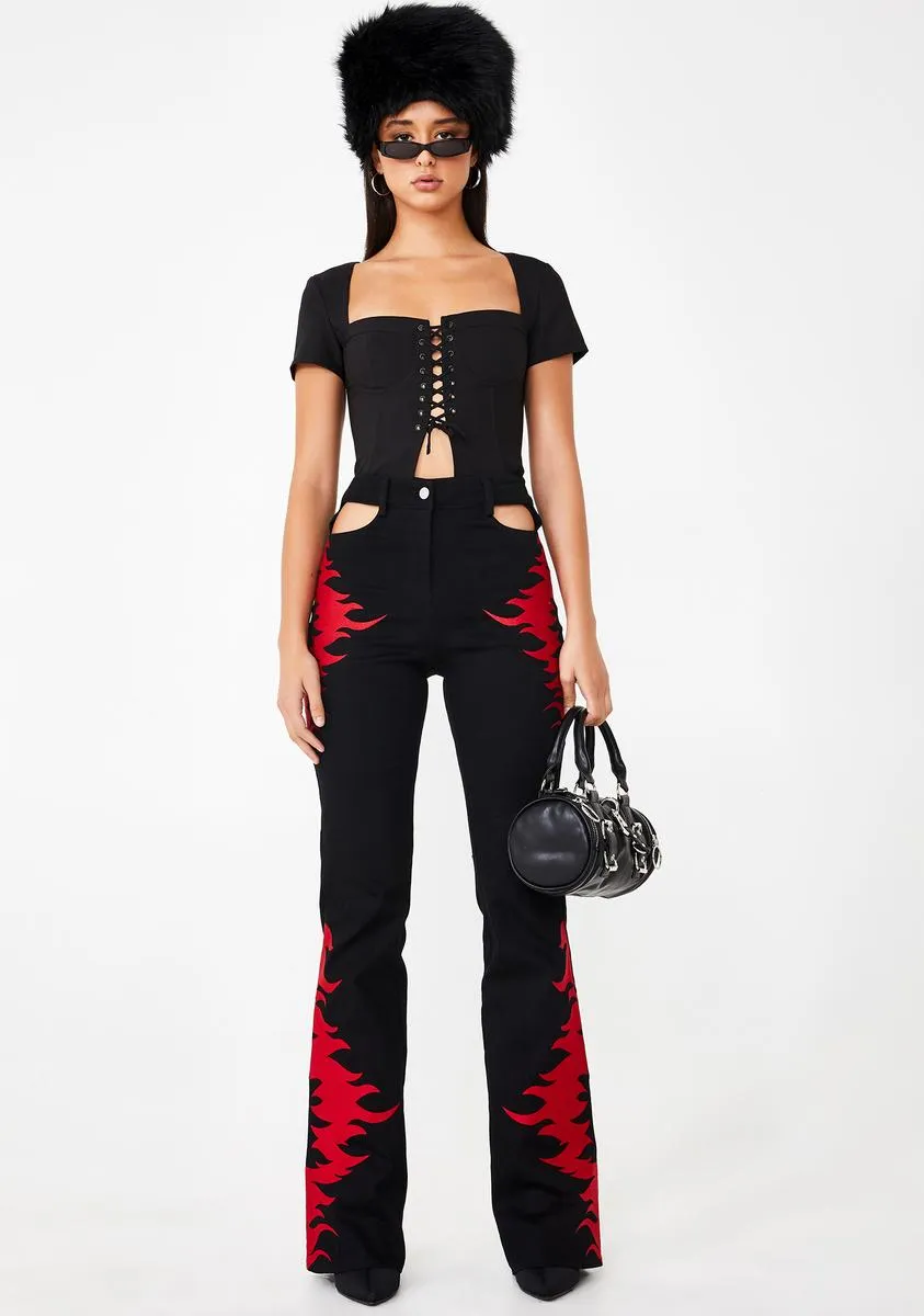 Lotta Cut-Out Pants