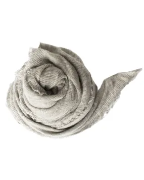 Love Cashmere Scarf in Heather Grey X Milk
