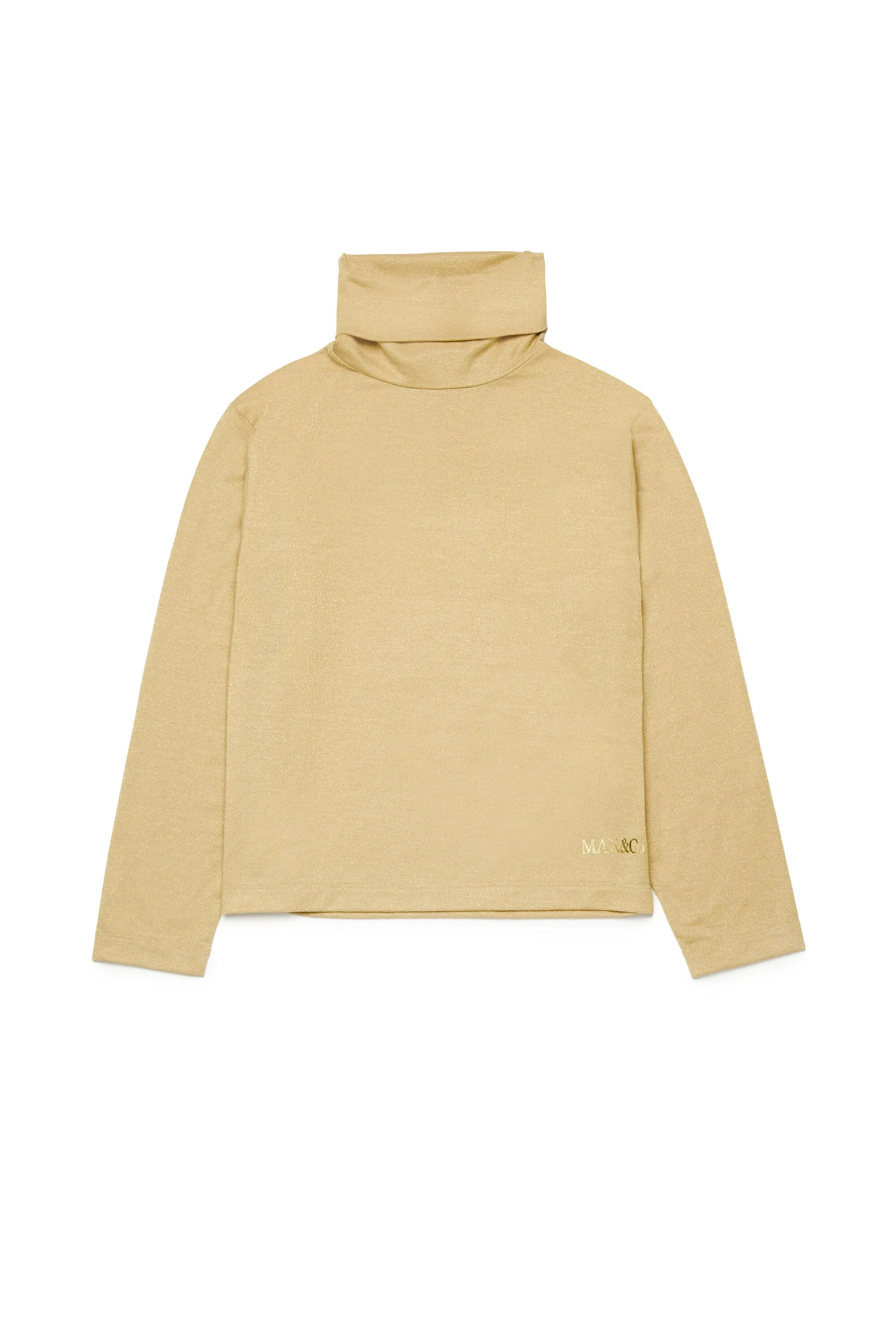Lurex turtleneck sweater