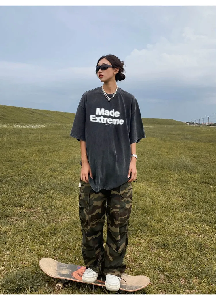 Made Extreme Washed Baggy T-Shirt
