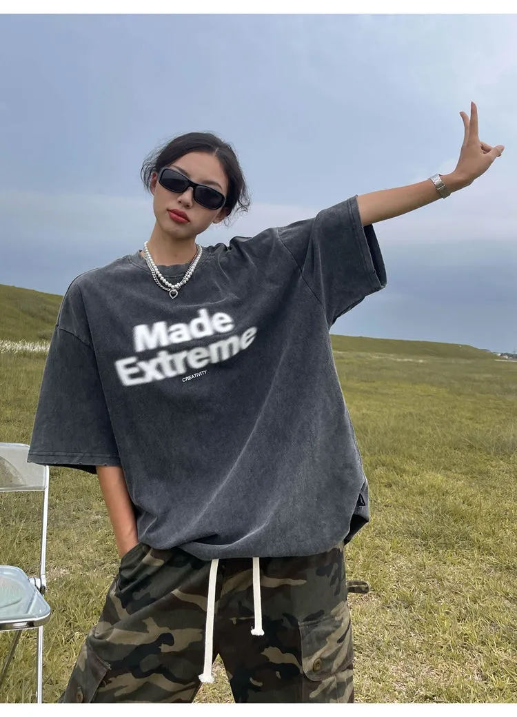 Made Extreme Washed Baggy T-Shirt