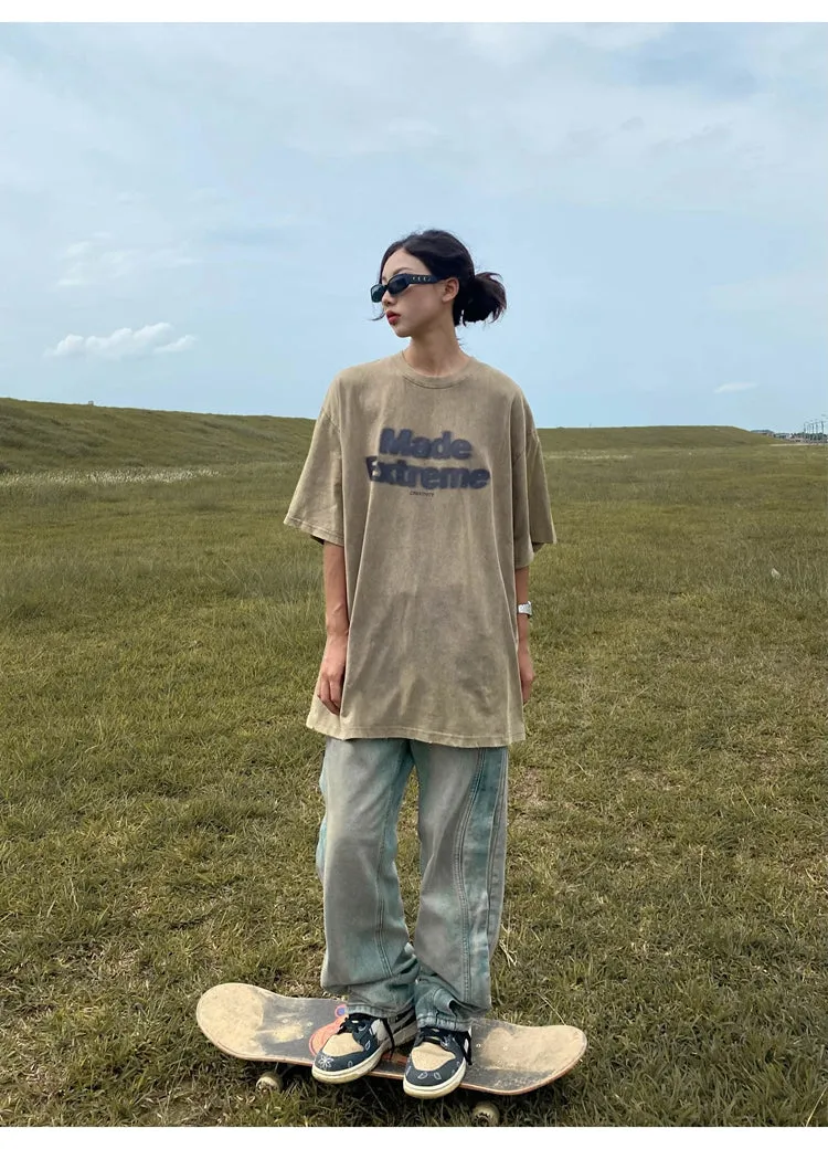 Made Extreme Washed Baggy T-Shirt