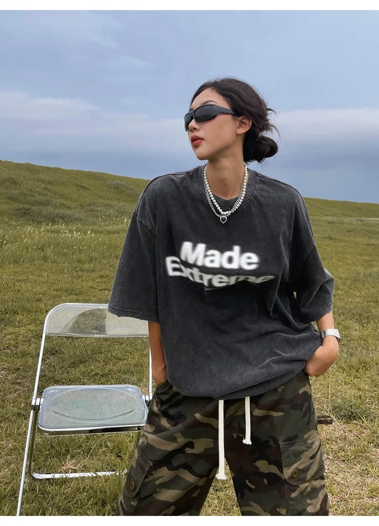 Made Extreme Washed Baggy T-Shirt