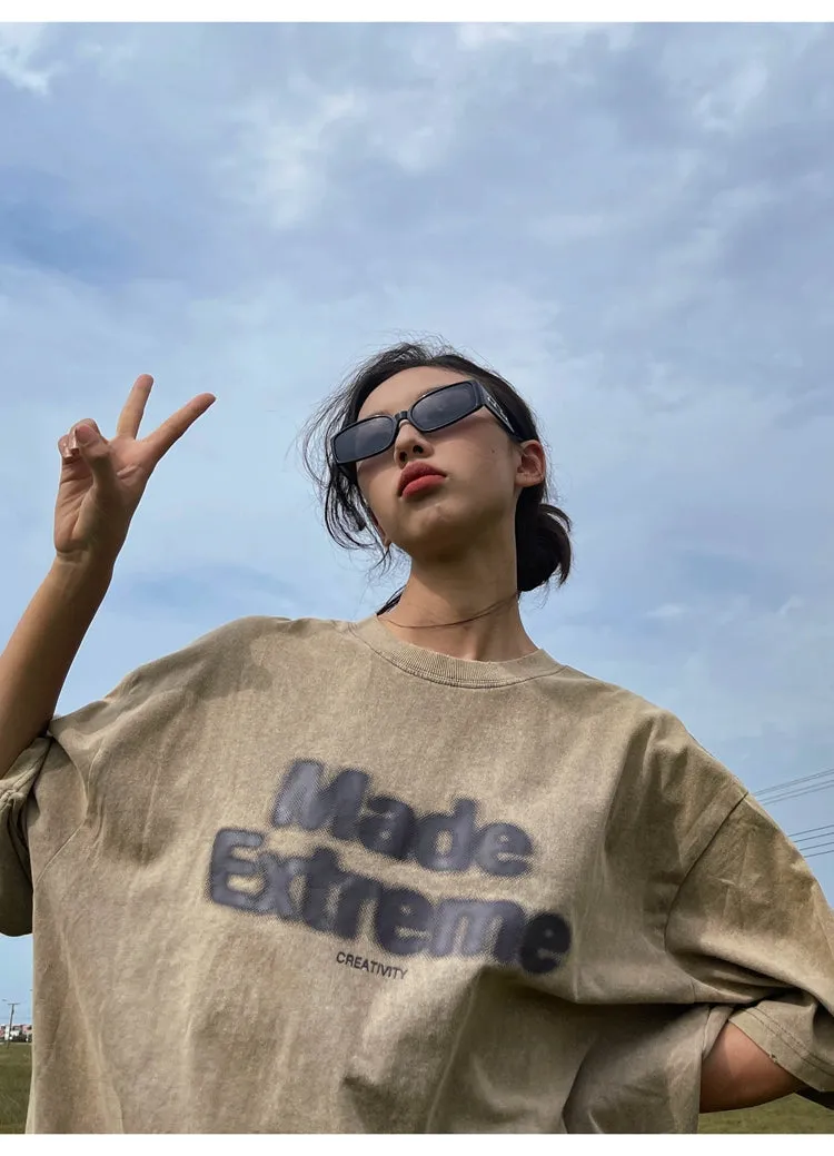 Made Extreme Washed Baggy T-Shirt