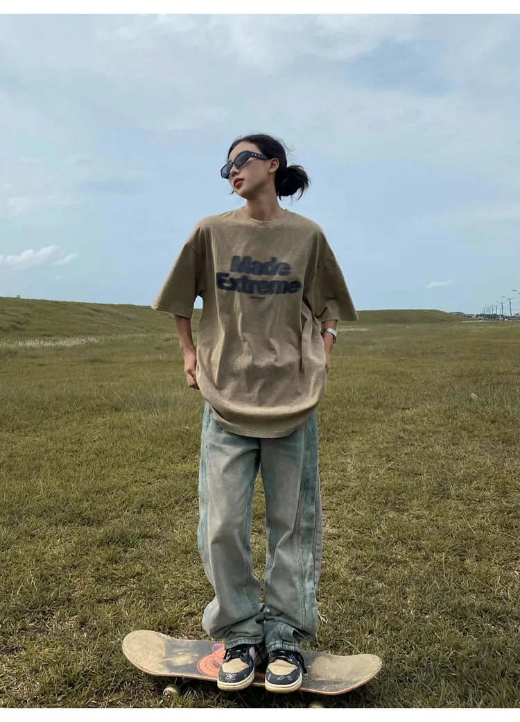 Made Extreme Washed Baggy T-Shirt