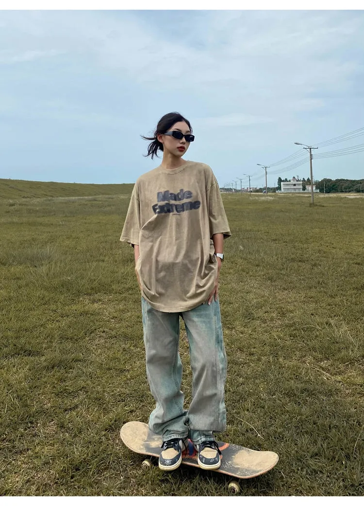 Made Extreme Washed Baggy T-Shirt