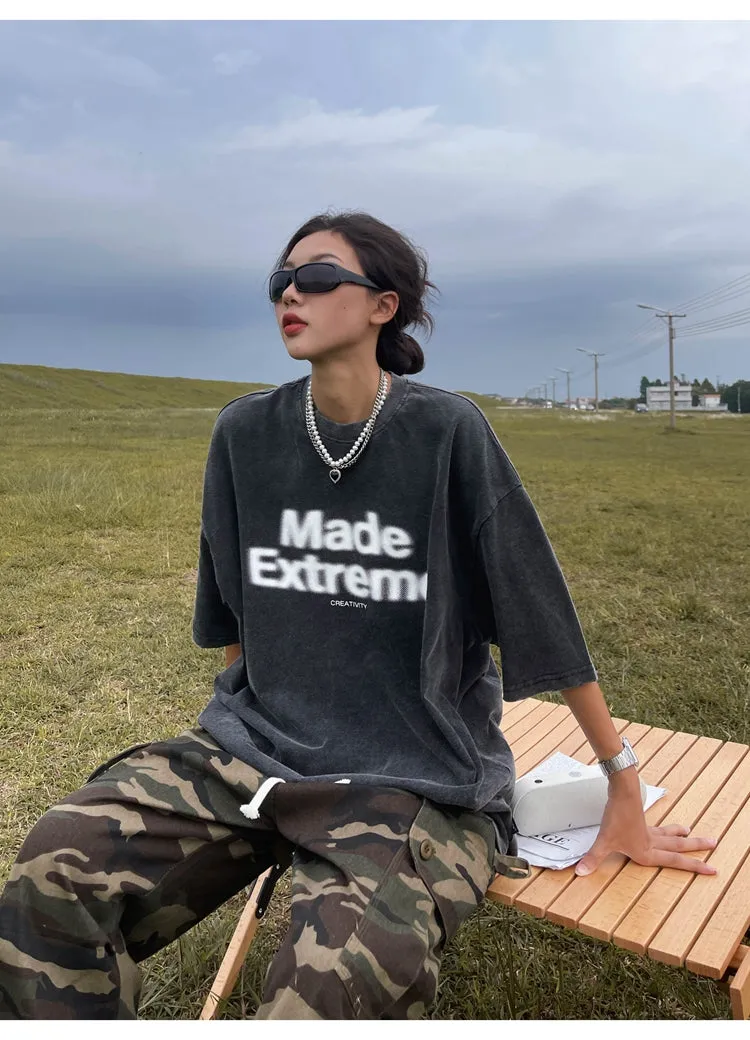 Made Extreme Washed Baggy T-Shirt