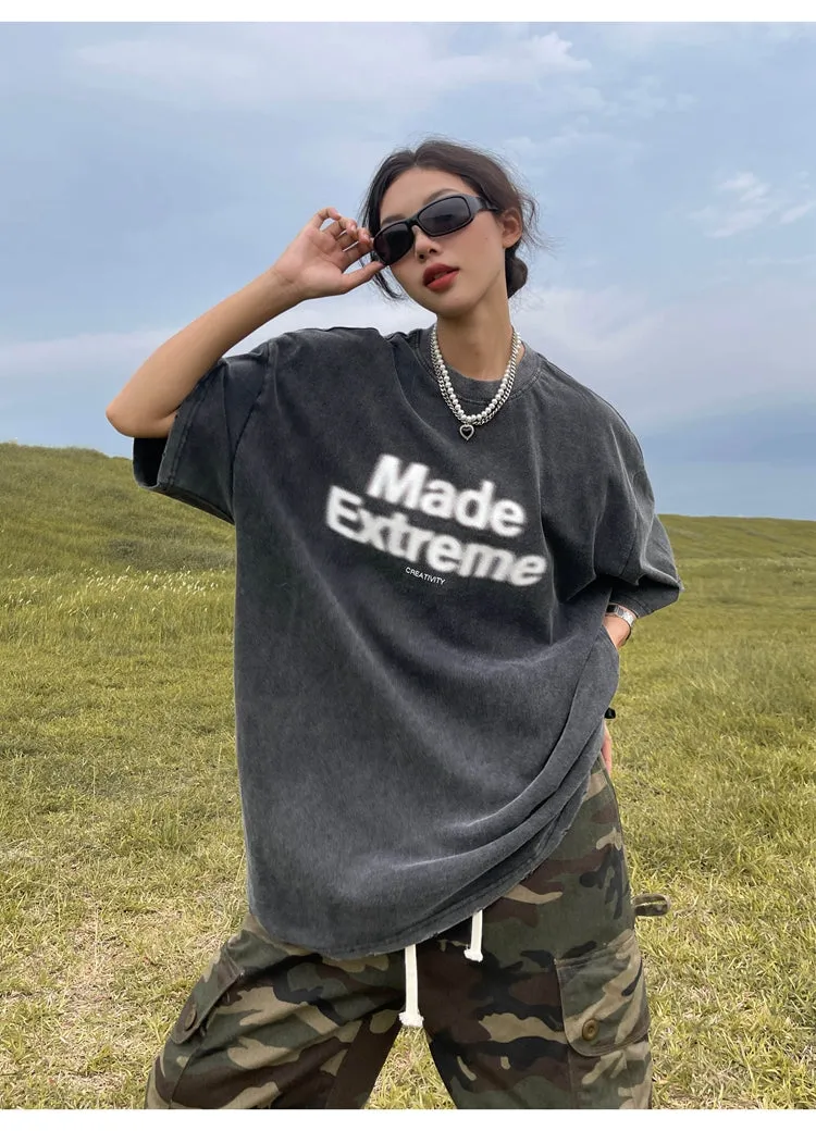 Made Extreme Washed Baggy T-Shirt
