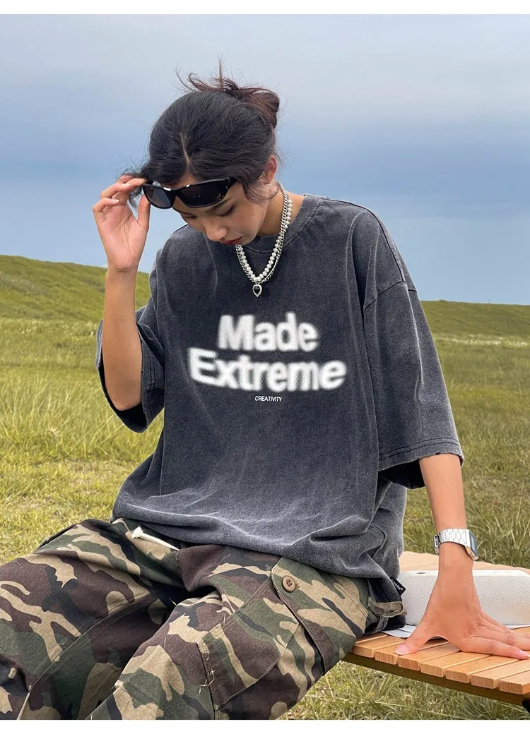 Made Extreme Washed Baggy T-Shirt