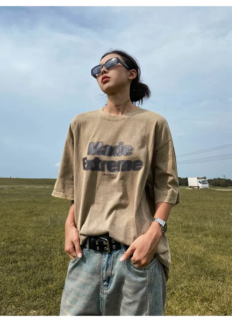 Made Extreme Washed Baggy T-Shirt