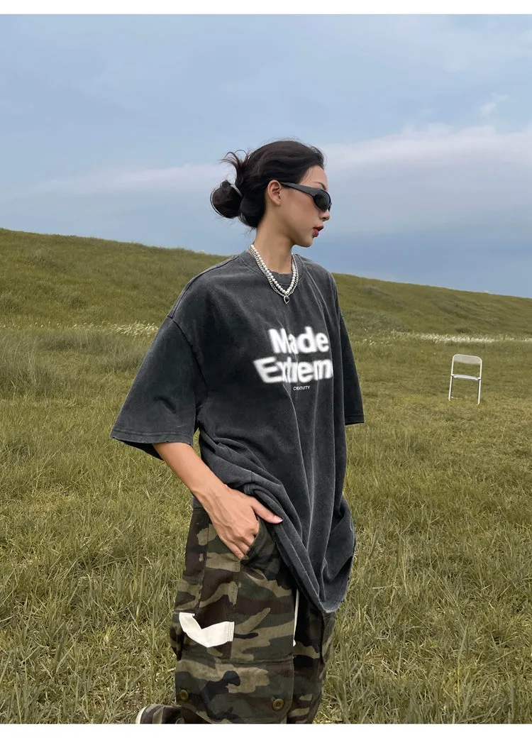 Made Extreme Washed Baggy T-Shirt