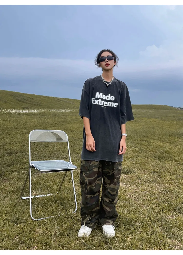 Made Extreme Washed Baggy T-Shirt