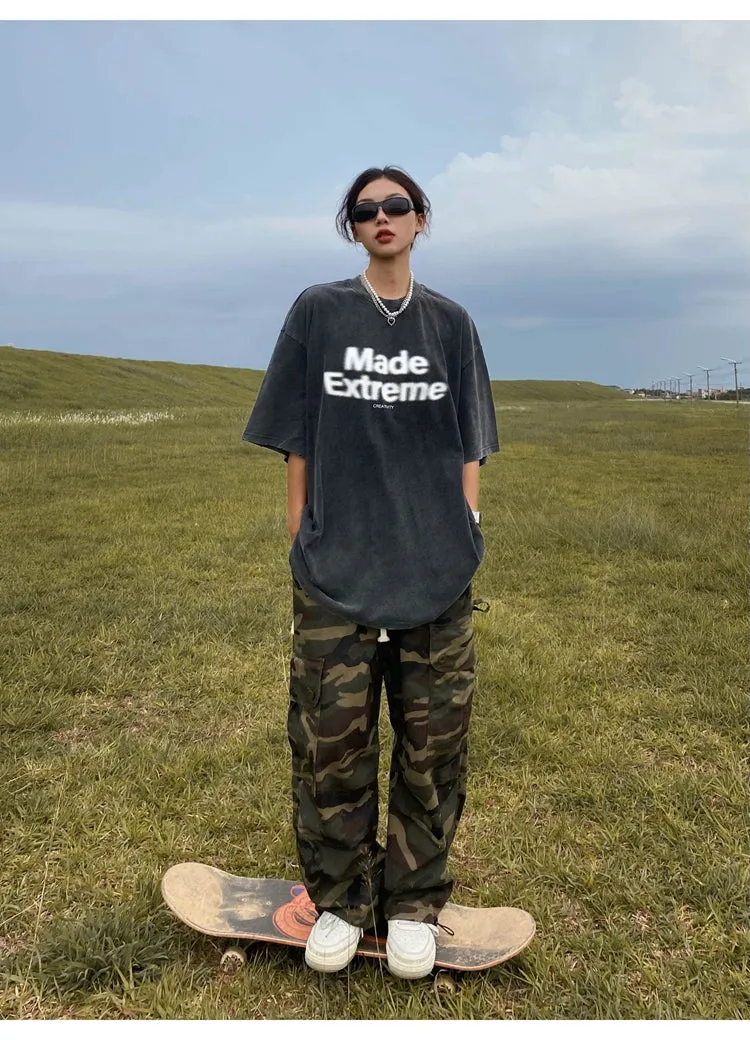 Made Extreme Washed Baggy T-Shirt