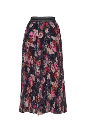 Madly Sweetly Florient Skirt - Navy