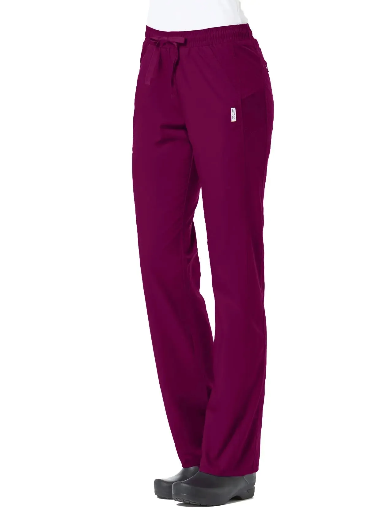Maevn Women's Sporty Mesh Panel Scrub Pant