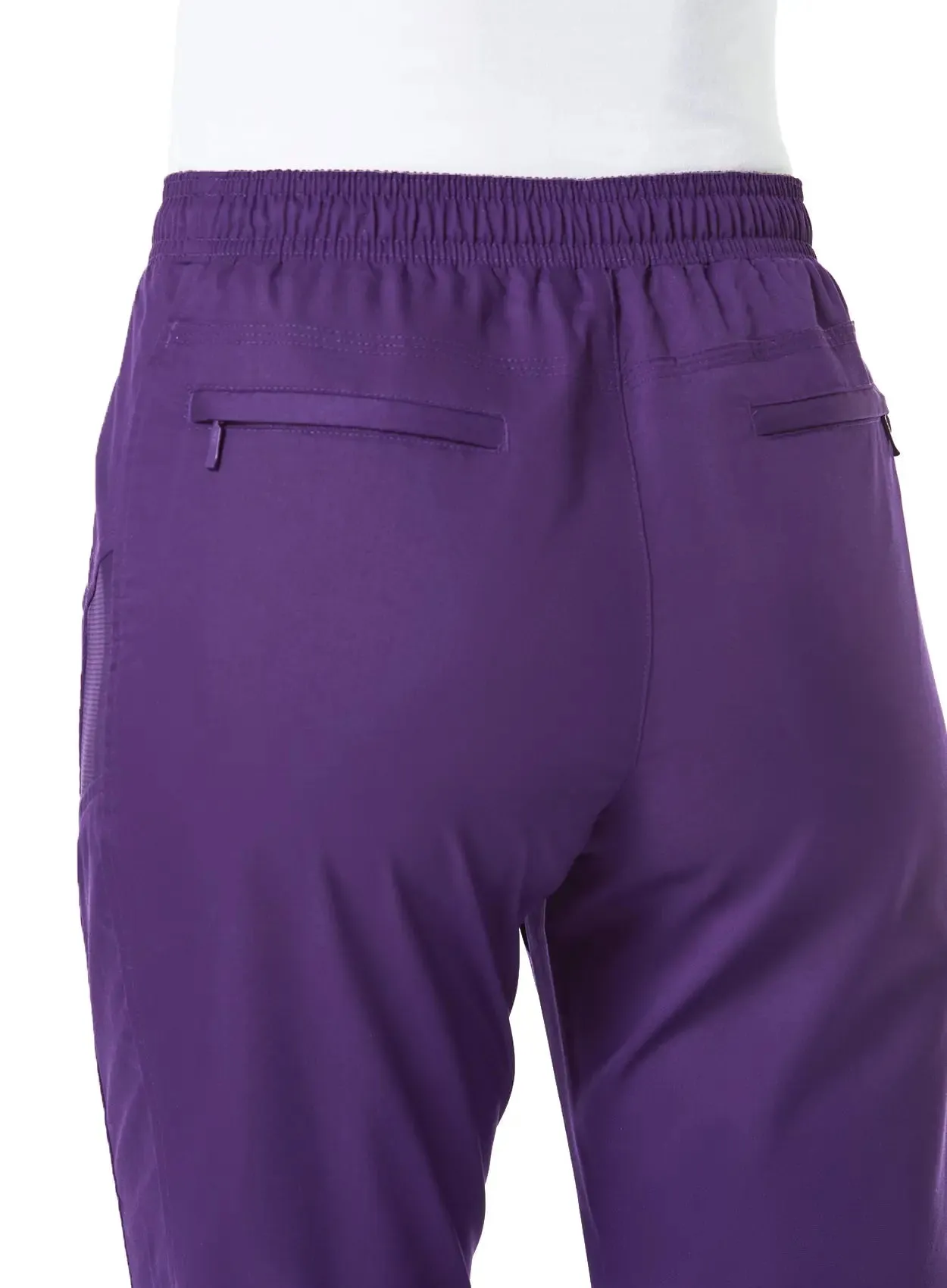 Maevn Women's Sporty Mesh Panel Scrub Pant