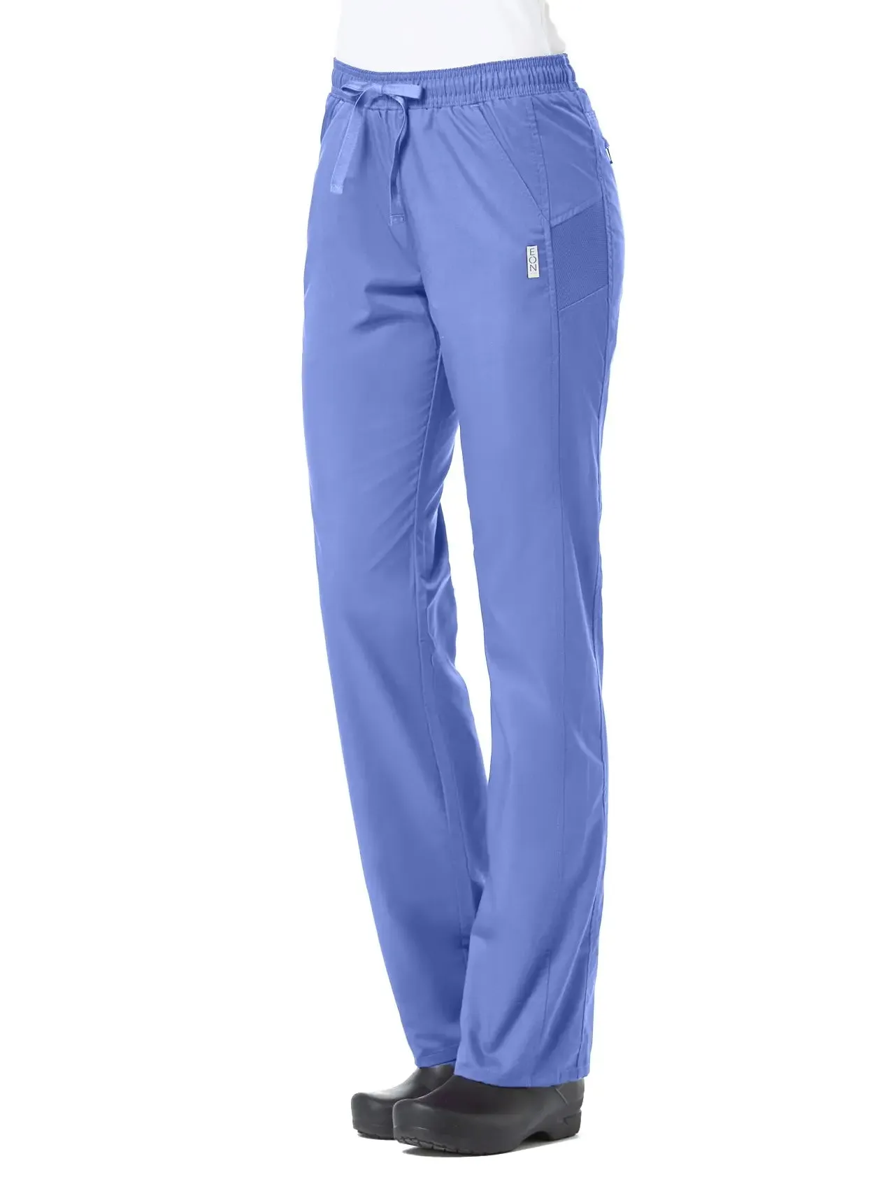 Maevn Women's Sporty Mesh Panel Scrub Pant