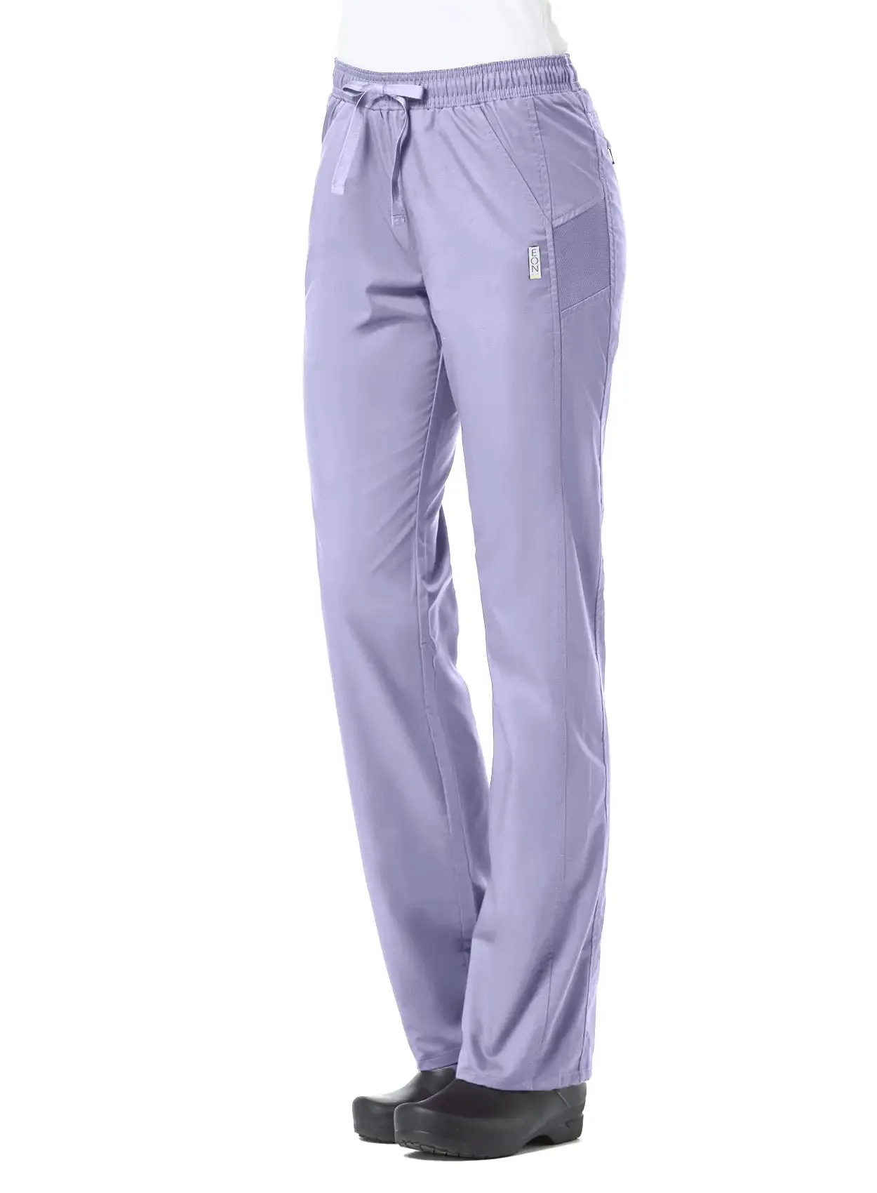 Maevn Women's Sporty Mesh Panel Scrub Pant