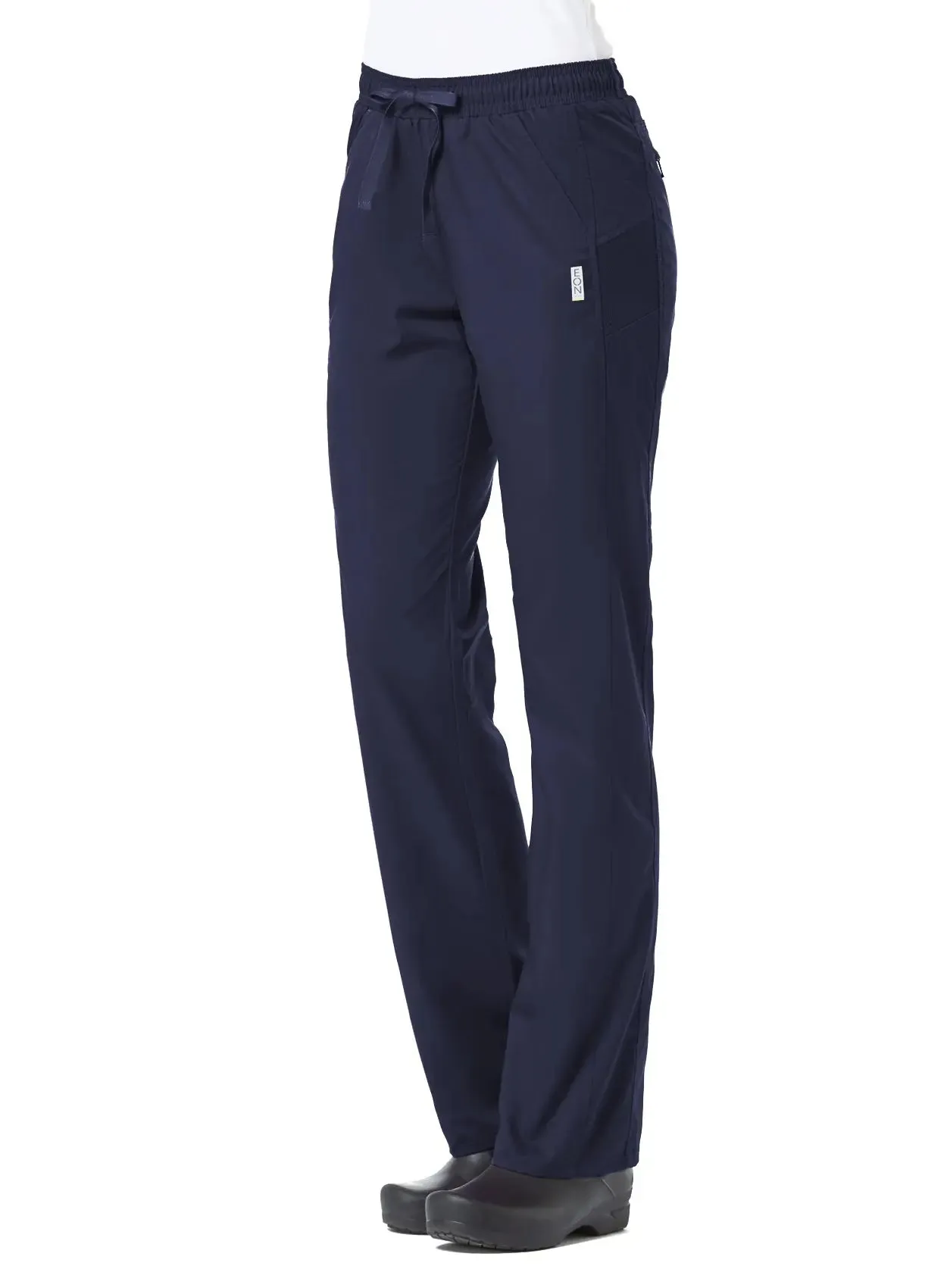 Maevn Women's Sporty Mesh Panel Scrub Pant