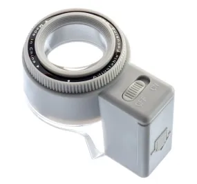 Magnifier - 8x Illuminated Adjustable Stand Magnifier With Scale