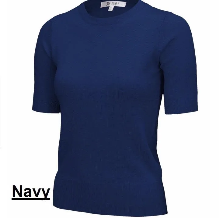 MAK Short Sleeved Crewneck Sweater - Various Colours