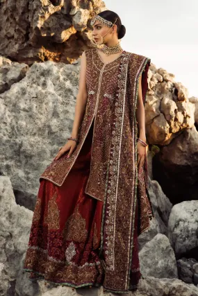 Maroon Bridal Lehnga Shirt for Wedding #C2070