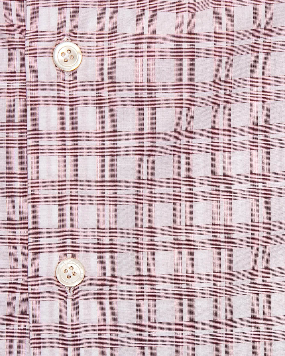 Maroon Check Dress Shirt