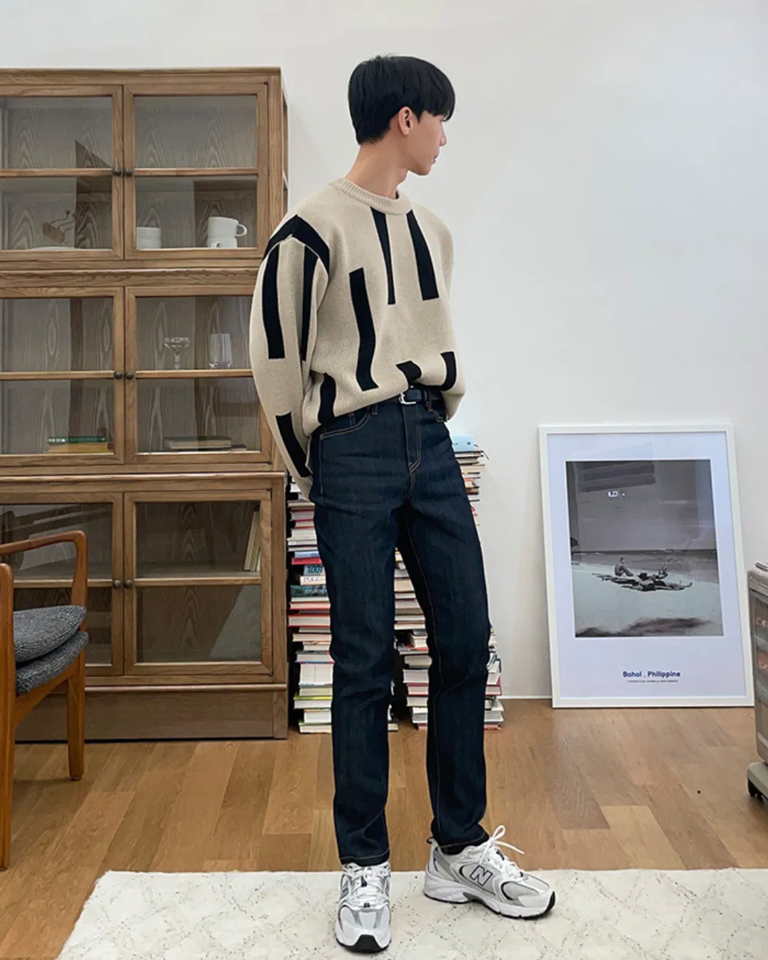 MENS RETRO SWEATER KBQ0548