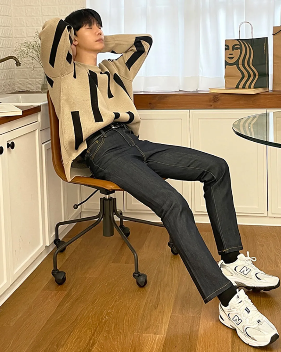 MENS RETRO SWEATER KBQ0548