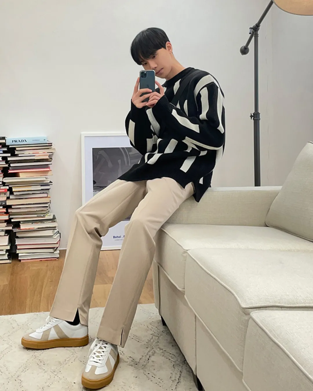 MENS RETRO SWEATER KBQ0548