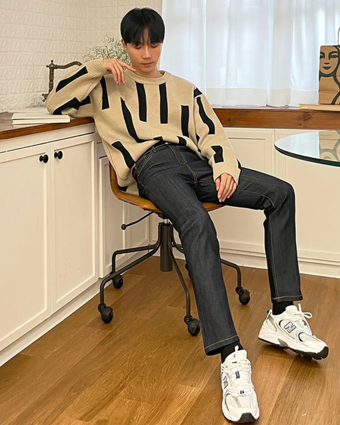 MENS RETRO SWEATER KBQ0548