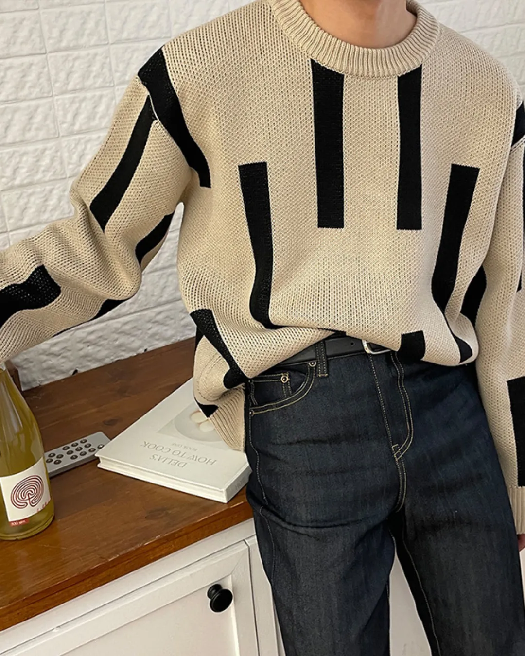 MENS RETRO SWEATER KBQ0548
