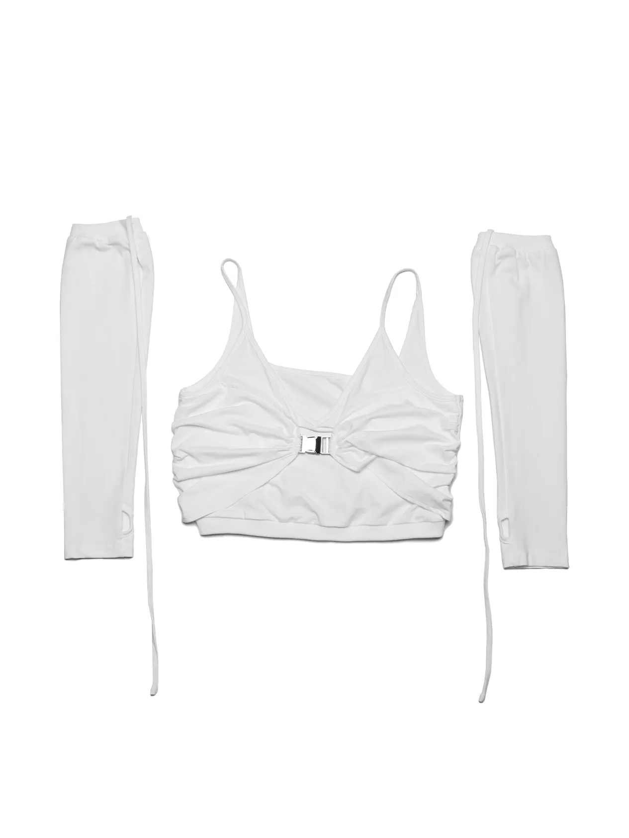 METAL BUCKLE crop top