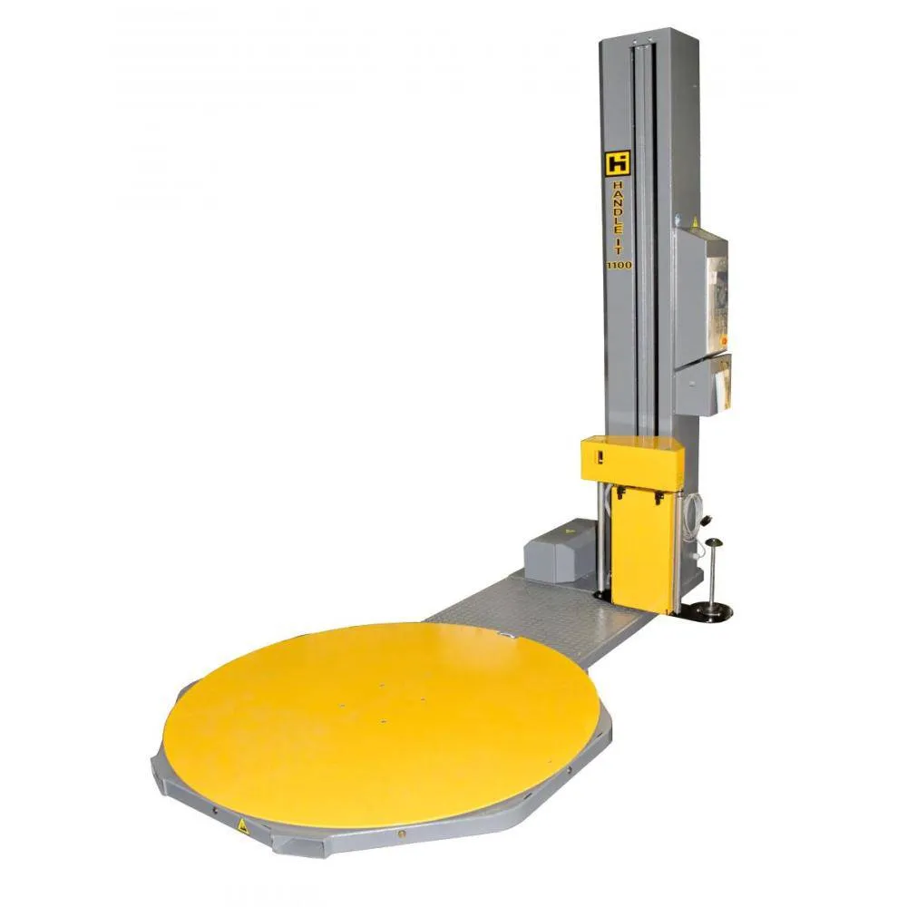 Model 1100 Semi-Automatic Turntable Pallet Stretch Wrap Machine